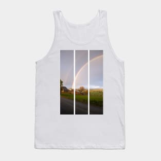 Herve, Belgium - Double rainbow in the Liege Province. Autumn rainy day. (vertical) Tank Top